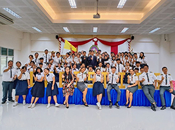 วิทยาลัยโลจิสติกส์และซัพพลายเชน
มหาวิทยาลัยราชภัฏสวนสุนันทา
ศูนย์การศึกษาจังหวัดระนอง
จัดโครงการพิธีประดับบ่าและรับเข็ม
ประจำปีการศึกษา 2562