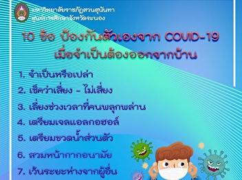 10 items to protect yourself from COVID
- 19