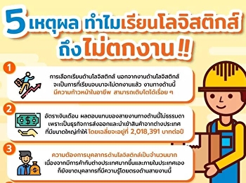 5 Reasons Why Learning Logistics Does
Not Unemployed !!