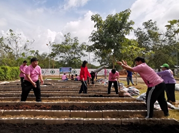 19 สิงหาคม. 2563
นักศึกษาสาขาวิชาการจัดการโลจิสติกส์
วิทยาลัยโลจิสติกส์และซัพพลายเชน
ร่วมกันเตรียมแปลงดินสำหรับการปลูกสมุนไพร
ในแปลงสาธิตปลูกสมุนไพรตามแนวปรัชญาเกษตรพอเพียง