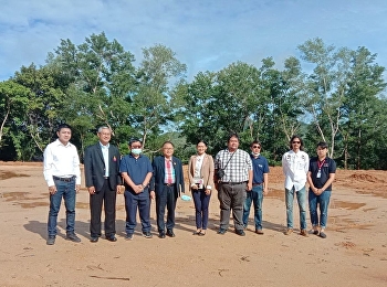 In the morning of October 2, 2020,
Assoc. Prof. Dr. Wittaya Mek Khamraksa,
Representative Vice President for
Planning and Quality Assurance Along
with Prof. Suwat Nuanchao, Acting
Director of Ranong Education Center And
related persons visiting the area f