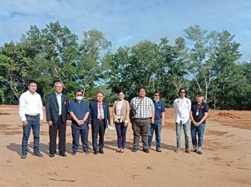 In the morning of October 2, 2020,
Assoc. Prof. Dr. Wittaya Mek Khamraksa,
Representative Vice President for
Planning and Quality Assurance Along
with Prof. Suwat Nuanchao, Acting
Director of Ranong Education Center And
related persons visiting the area f