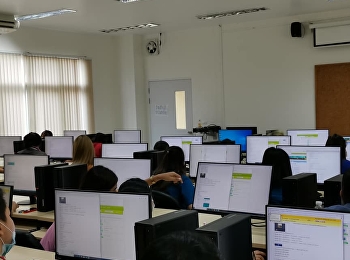 On October 4, 2020, Ranong Education
Center Suan Sunandha Rajabhat University
Organize a standardized examination of
information technology knowledge for
students in the special sector of
logistics management