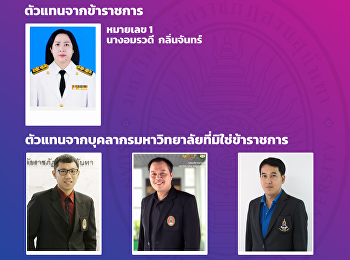 ประกาศรายชื่อผู้สมัครเข้ารับการเลือกตั้งเป็นกรรมการบริหารมหาวิทยาลัยจากตัวแทนข้าราชการและตัวแทนบุคลากรที่มิใช่ข้าราชการ