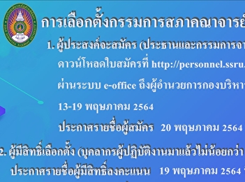 Inviting personnel who have the right to
vote Co-elect members of the faculty
council and government officials