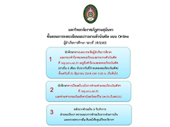 The process of registering and reporting
graduates online, graduates of the
19/2020 round
