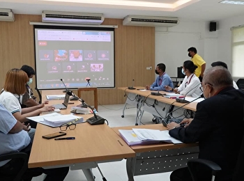 การประชุมคณะกรรมการตรวจรับงานโครงการก่อสร้างอาคารเรียนรวมและปฏิบัติการ​
ศูนย์การศึกษาจังหวัดระนอง​
มหาวิทยาลัยราชภัฏสวนสุนันทา​ ครั้งที่​
9/2564​