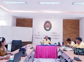 Project implementation meeting that need
to be corrected/improved the education
center in Ranong Province