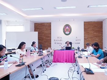 Meeting on the guidelines for the
management of the Hotel and
Accommodation Vocational Training Center
according to the business plan of the
fiscal year 2023