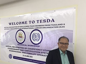 Technical Workshop for Comparing
National Skill Standards logistics
branch in the Philippines