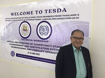 Technical Workshop for Comparing
National Skill Standards logistics
branch in the Philippines