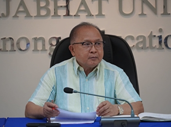 Meeting to prepare for the visit to Suan
Sunandha Rajabhat University Ranong
Provincial Education Center and meeting
of the University Affairs Promotion
Committee (traveling)