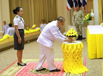 Ceremony of offering sacrifices to His
Majesty the King  Maha Bhumibol
Adulyadej Maharaj Boromnathbopit, 
