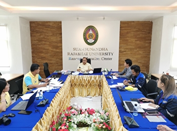 Construction contract meeting for a road
construction project including walkways,
parking lots, retaining walls, drainage
systems, and wastewater treatment
systems. Ranong Provincial Education
Center No. 3