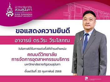 Congratulations to “Professor DrWeera
Weerasopon”