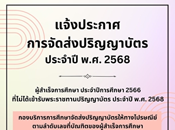 Notification of announcement   Delivery
of degrees for the year 2018Prof 2025
