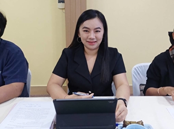 Miss Pratsakorn Ketlikitkul Acting
Director of the Center Management
Division Attend the knowledge network
committee meeting (Knowledge-based OTOP
(KBO) Ranong Province